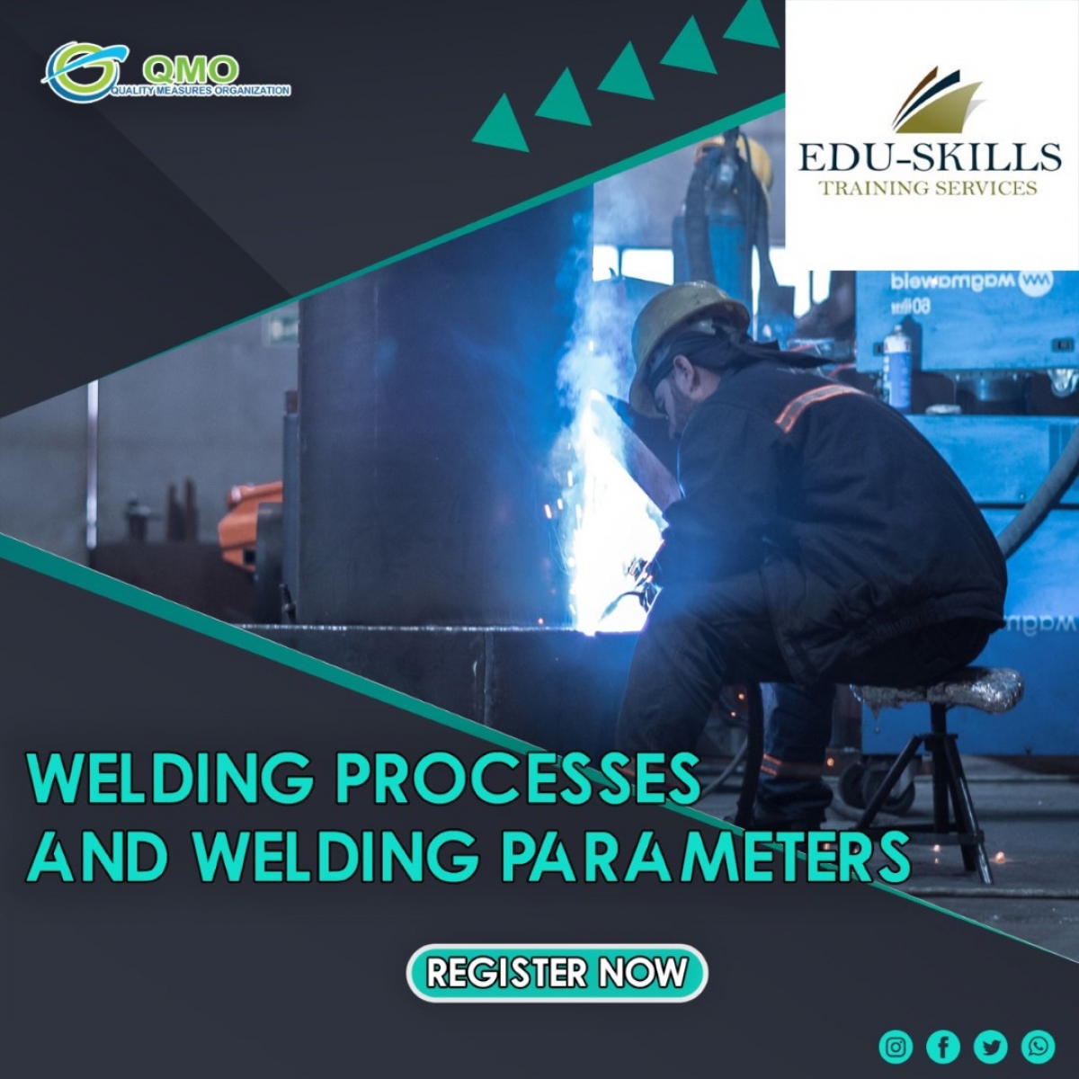 Welding processes and welding parameters